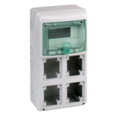 Enclosure (suitable to mount modular devices and PratiKa 16A / 32A sockets)