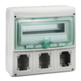 Enclosure (suitable to mount modular devices and PratiKa 16A / 32A sockets) Phase Electrical